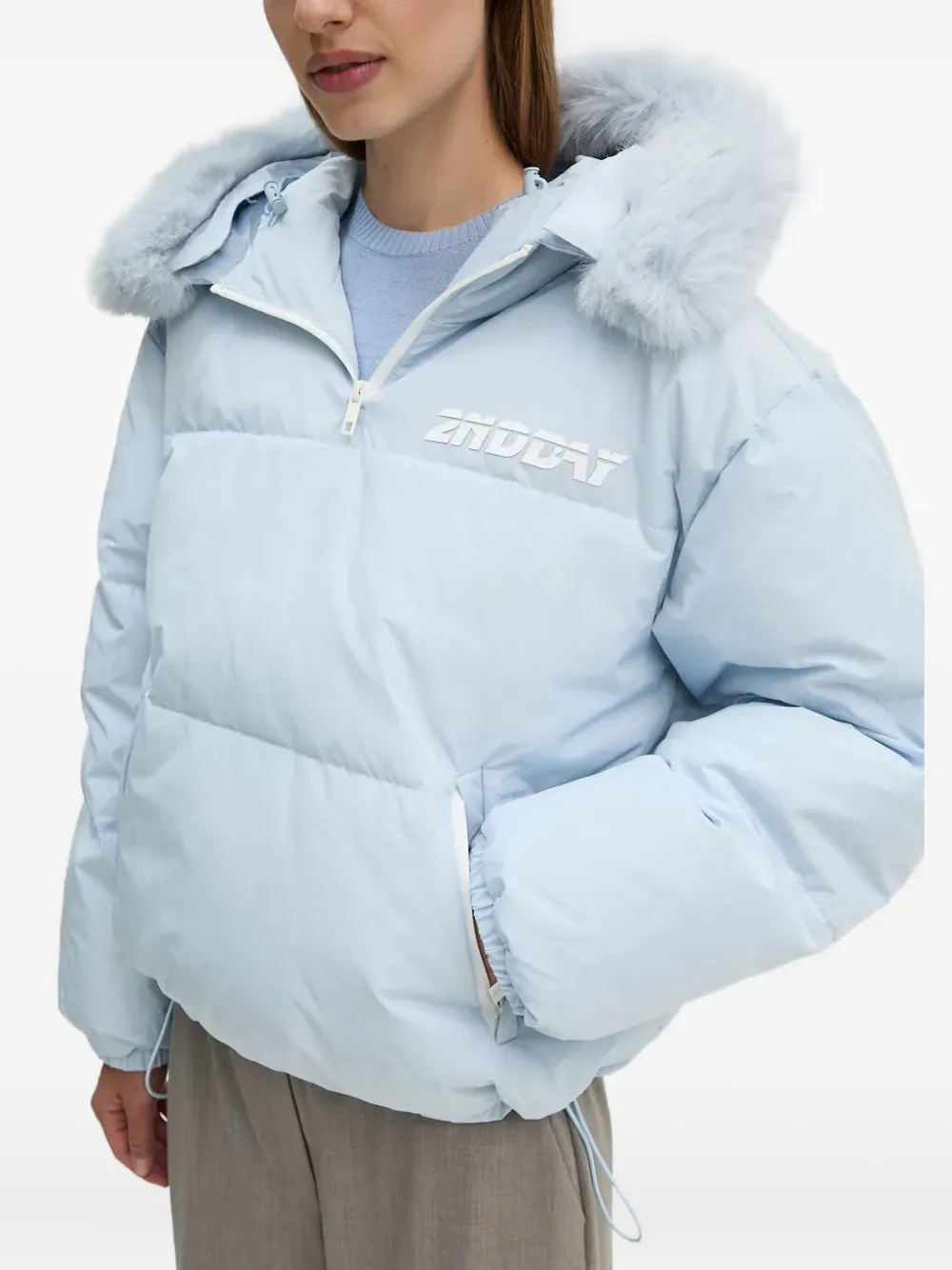 Day Birger Et Mikkelsen Jack met capuchon Blauw