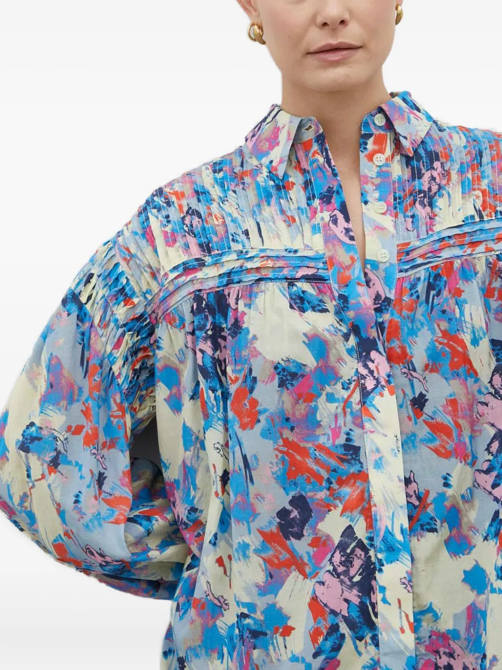 Day Birger Et Mikkelsen Abstract-print Midi Dress In Multi