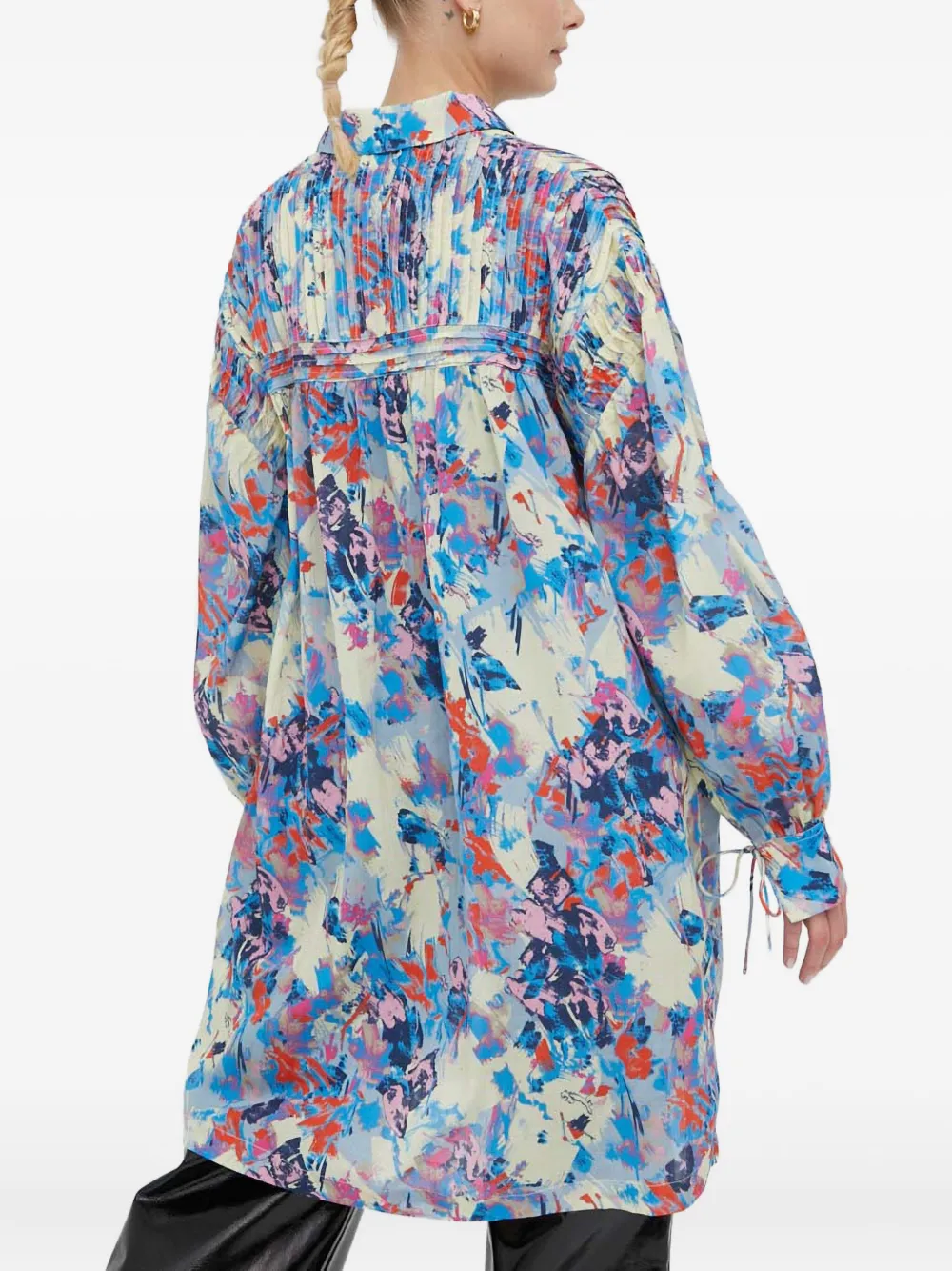 Day Birger Et Mikkelsen Abstract-print Midi Dress In Multi
