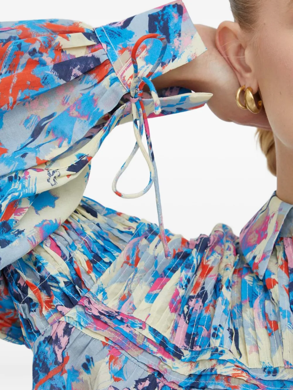 Day Birger Et Mikkelsen Abstract-print Midi Dress In Multi