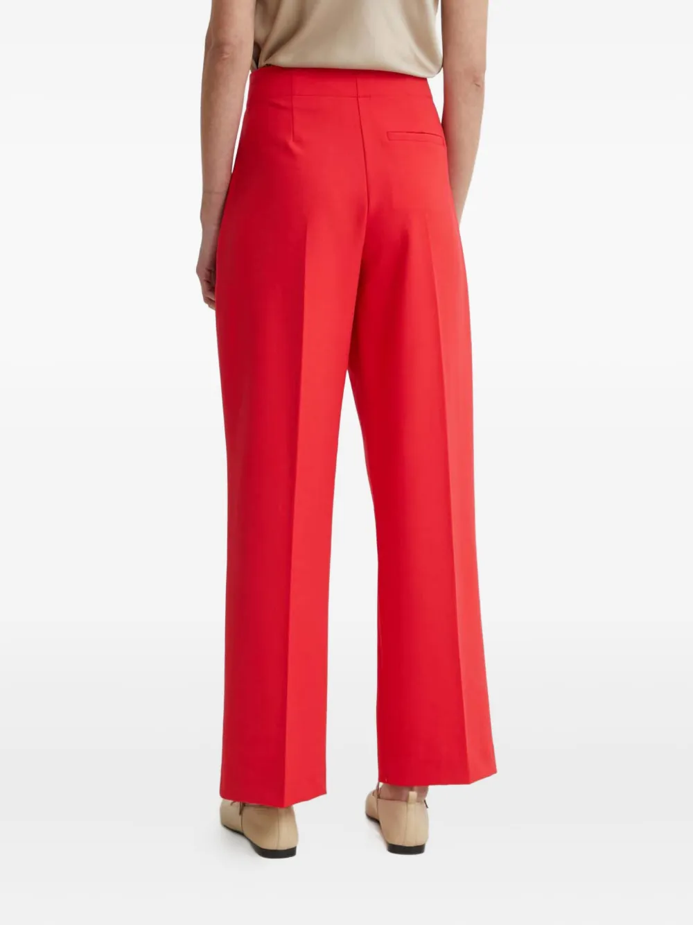 Day Birger Et Mikkelsen Front-pleat Trousers In Red