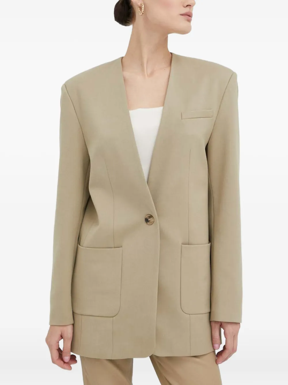 Day Birger Et Mikkelsen Pocket single-breasted top | Green | Image 1