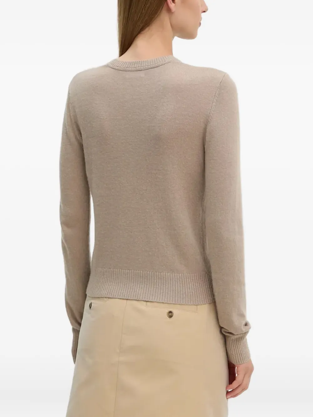 Day Birger Et Mikkelsen Slogan-detailed Sweater In Neutral