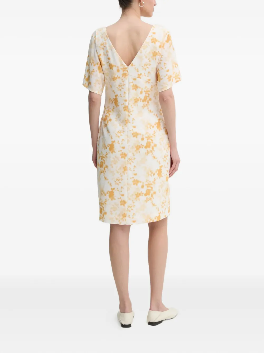 Day Birger Et Mikkelsen Mini-jurk met V-hals en bloemenprint Wit