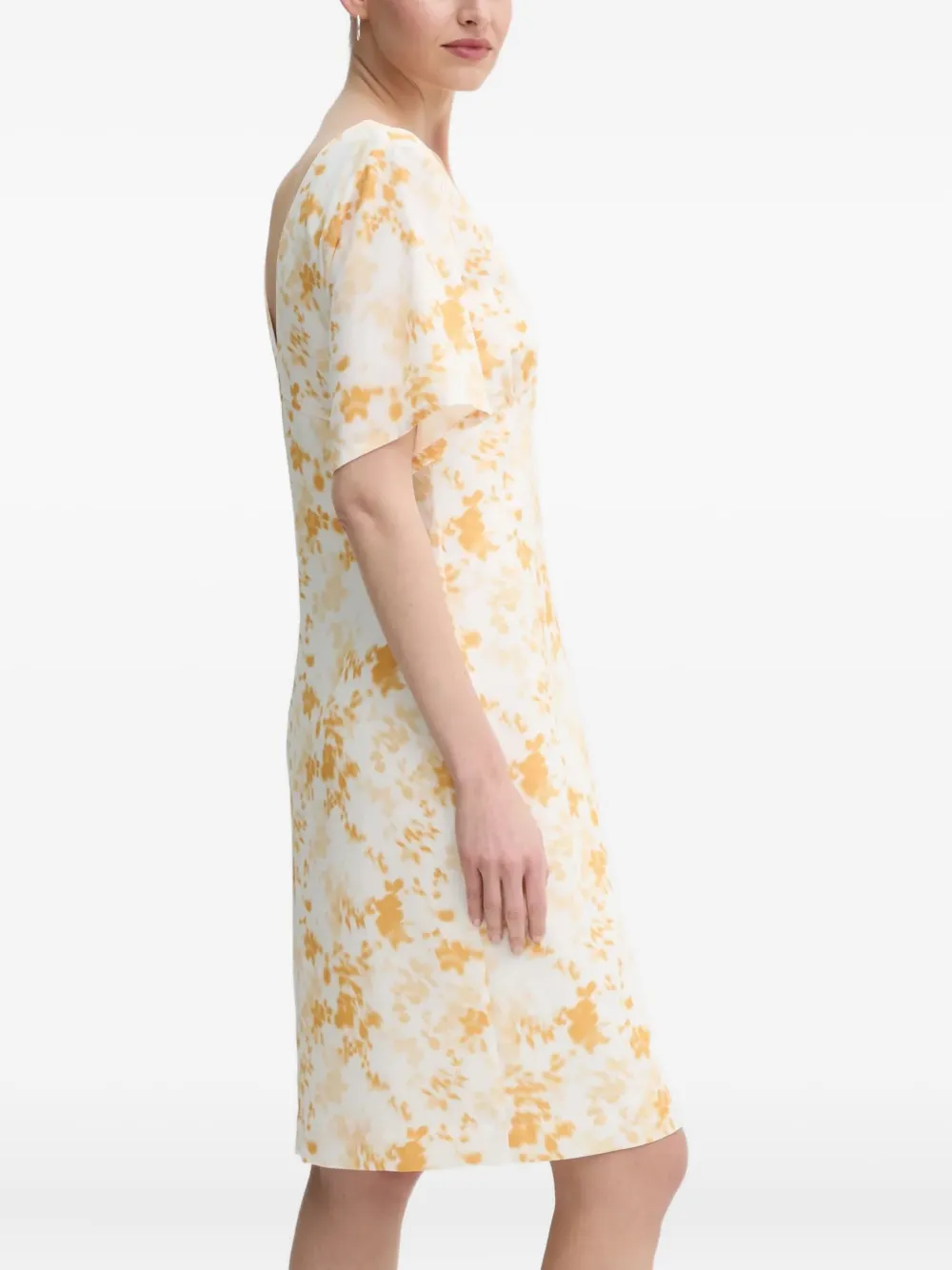 Day Birger Et Mikkelsen Mini-jurk met V-hals en bloemenprint Wit