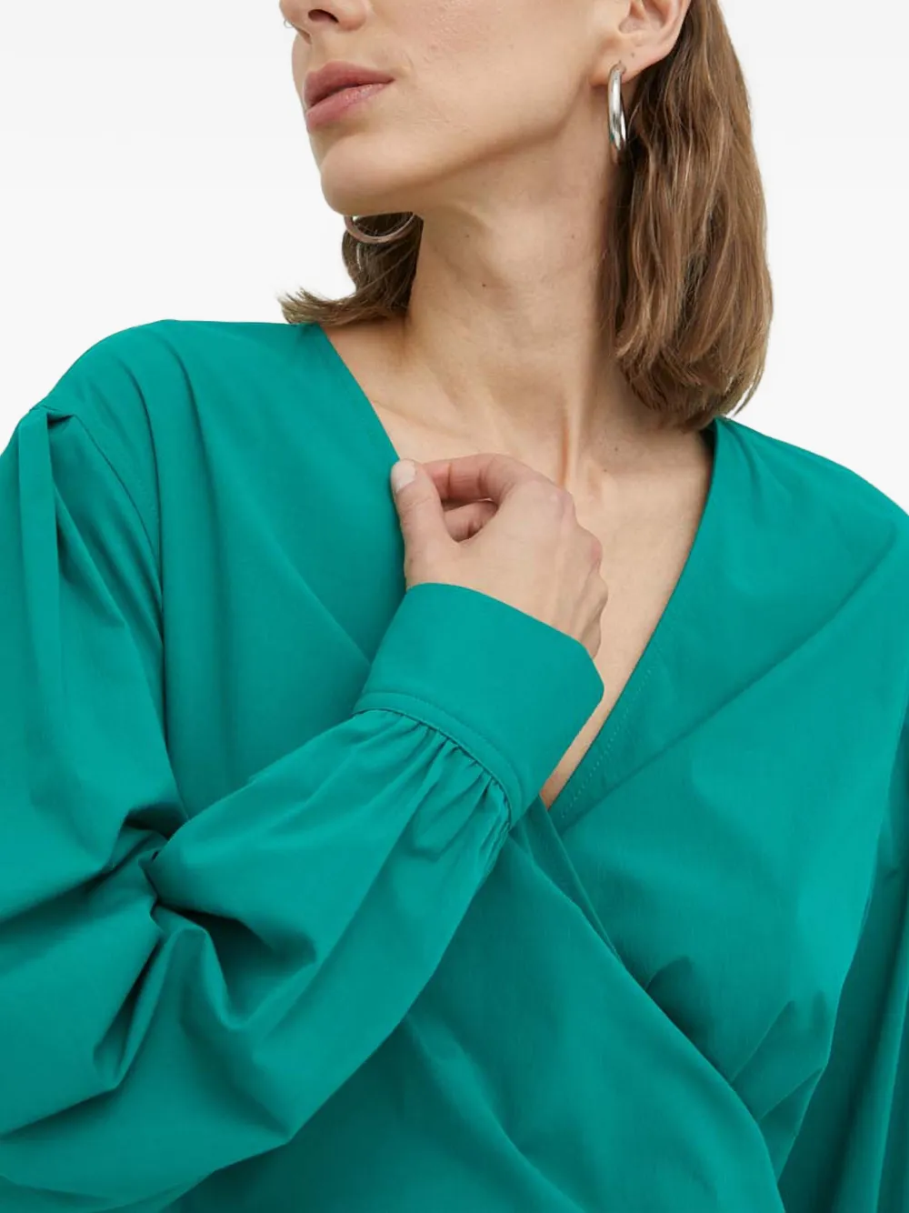 Day Birger Et Mikkelsen Midi-jurk met V-hals Groen