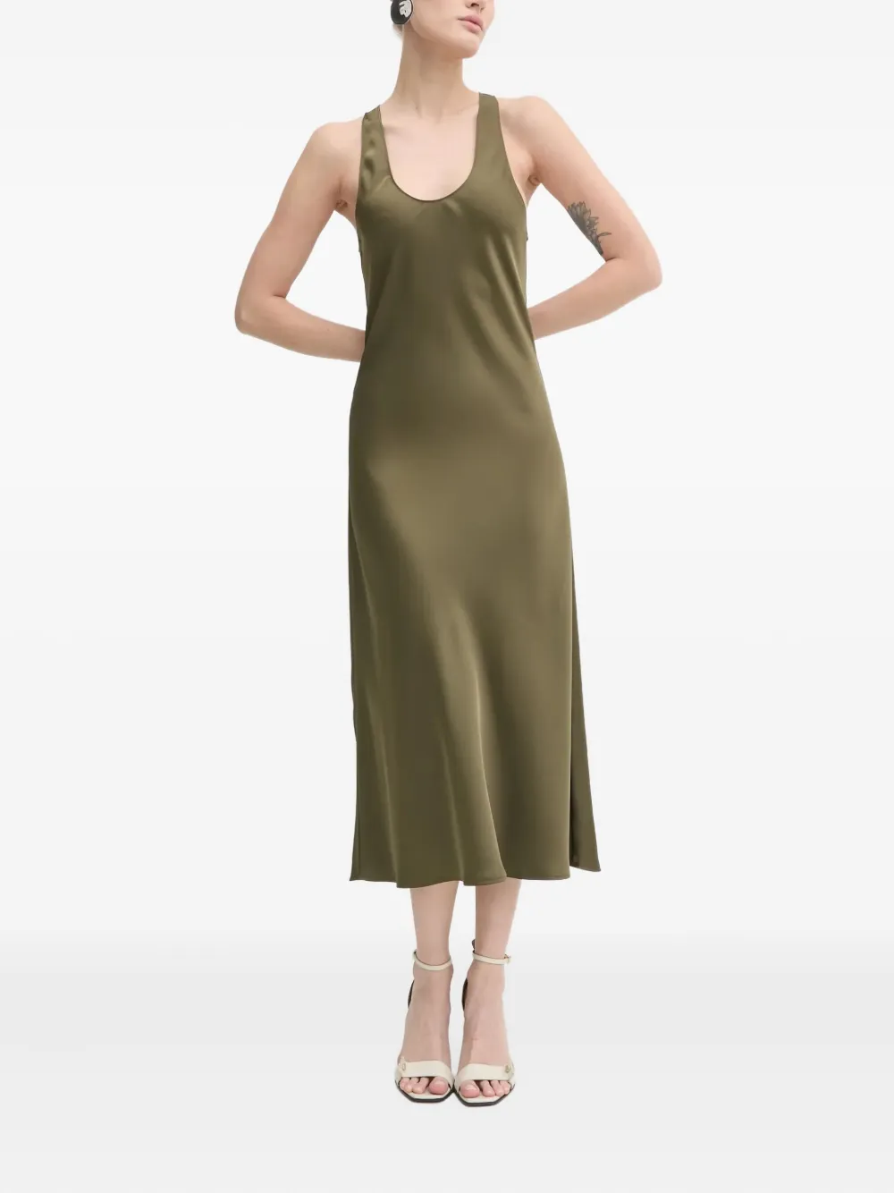 Day Birger Et Mikkelsen Jurk met U-hals - Groen