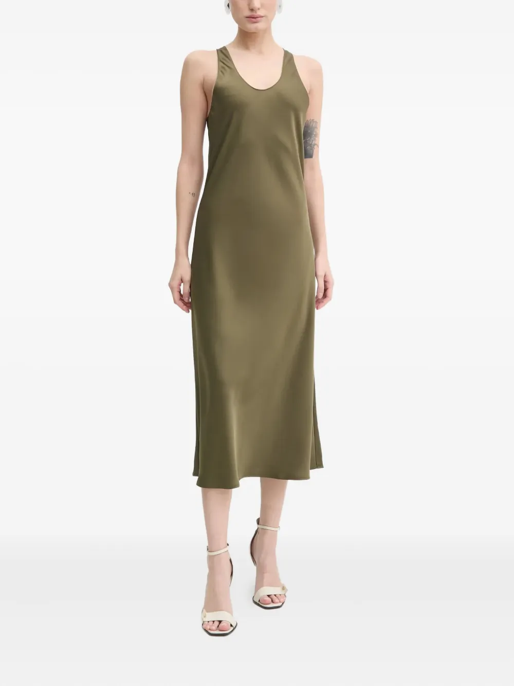 Day Birger Et Mikkelsen vestido con cuello en U | verde | Image 1