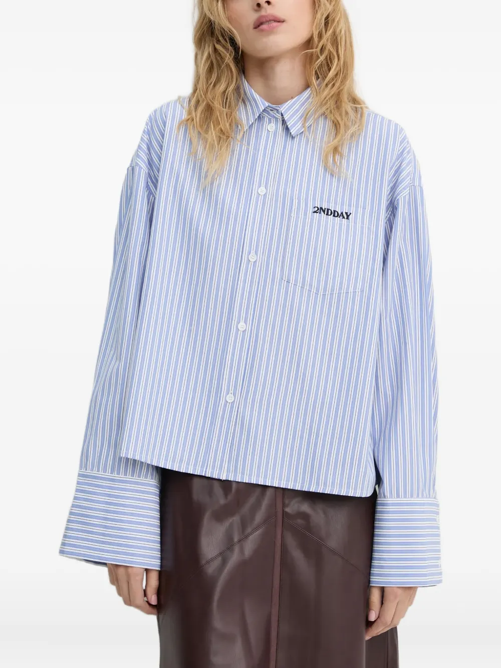 Day Birger Et Mikkelsen striped pocket shirt | Blue | Image 1