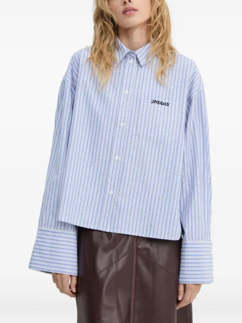 Day Birger Et Mikkelsen camisa con bolsillo a rayas