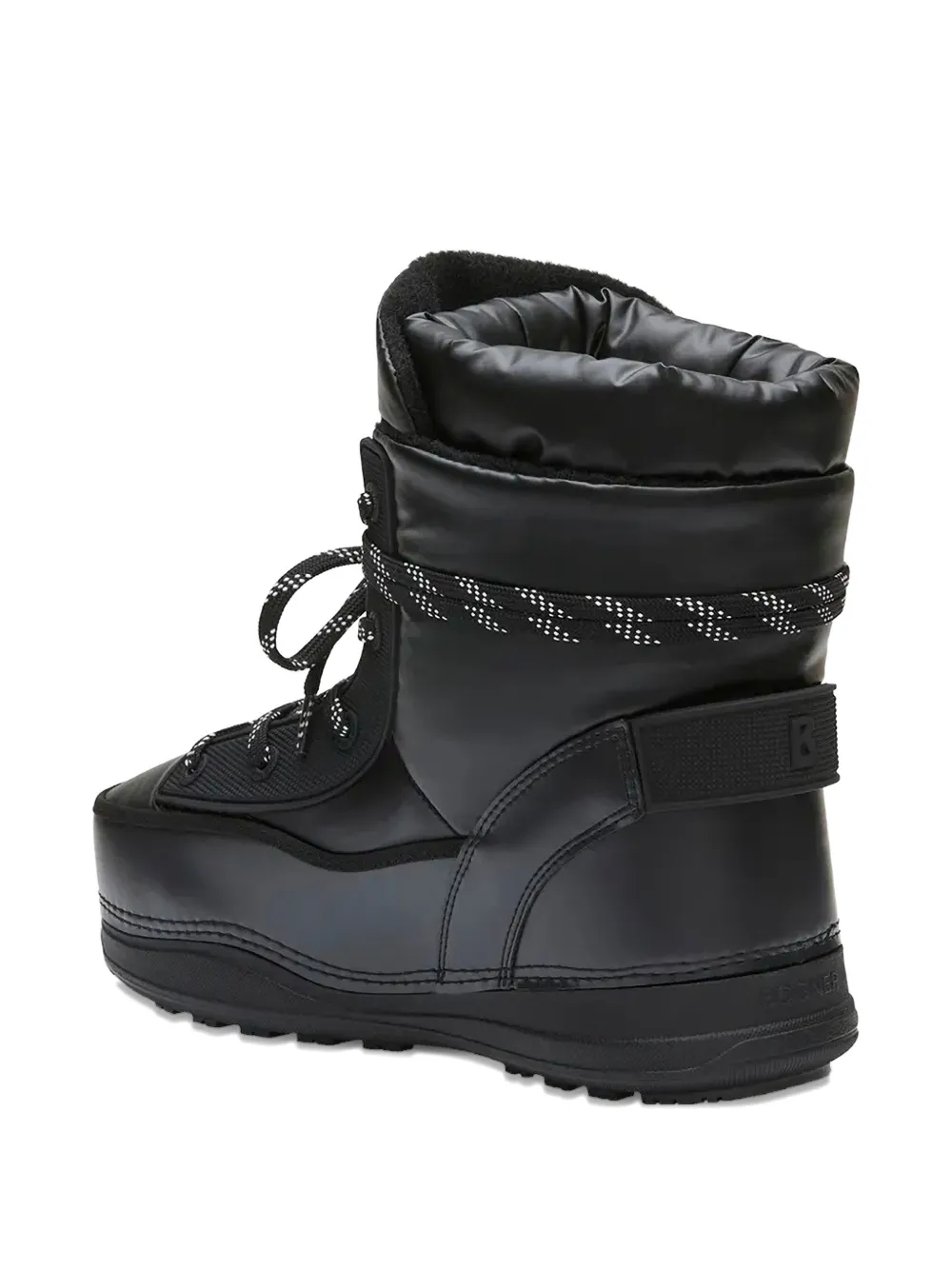 BOGNER padded lace-up snow boots Zwart