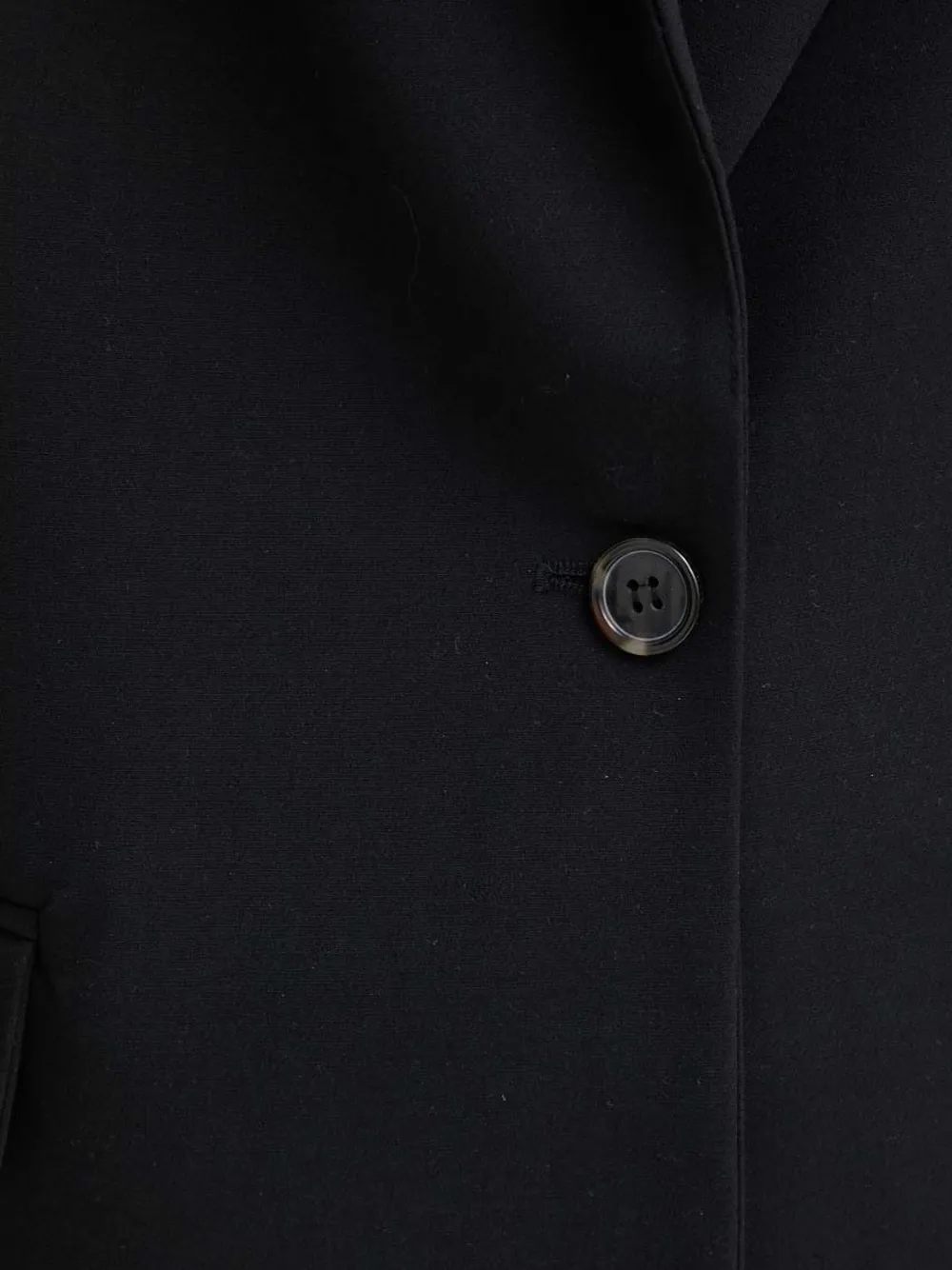 Day Birger Et Mikkelsen Elton blazer met enkele rij knopen en gekerfde revers Zwart