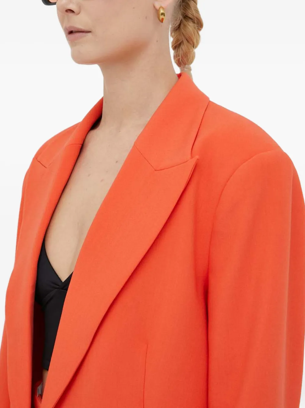 Day Birger Et Mikkelsen Buttoned Blazer In Orange