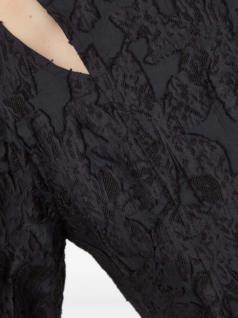 Day Birger Et Mikkelsen Puff-sleeve Cut-out Mini Dress In Multi