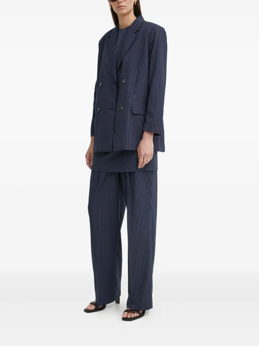 Day Birger Et Mikkelsen pinstripe pleated trousers | Slacks | Image 2