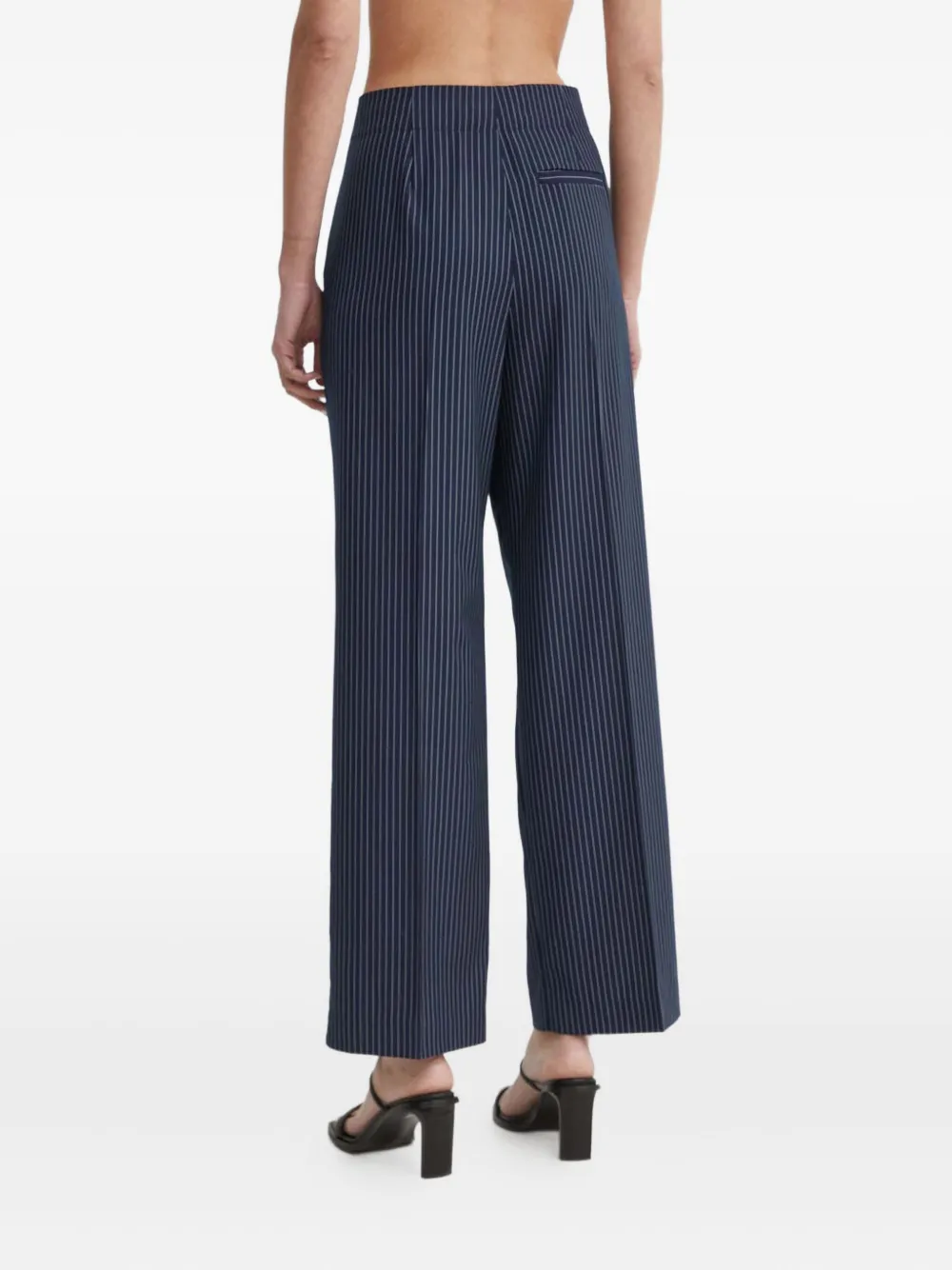 Day Birger Et Mikkelsen Plooibroek met krijtstreep Blauw