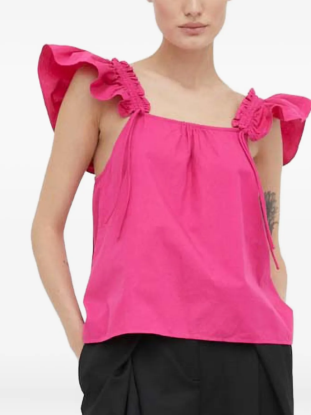Day Birger Et Mikkelsen ruffled top | Pink | Image 1