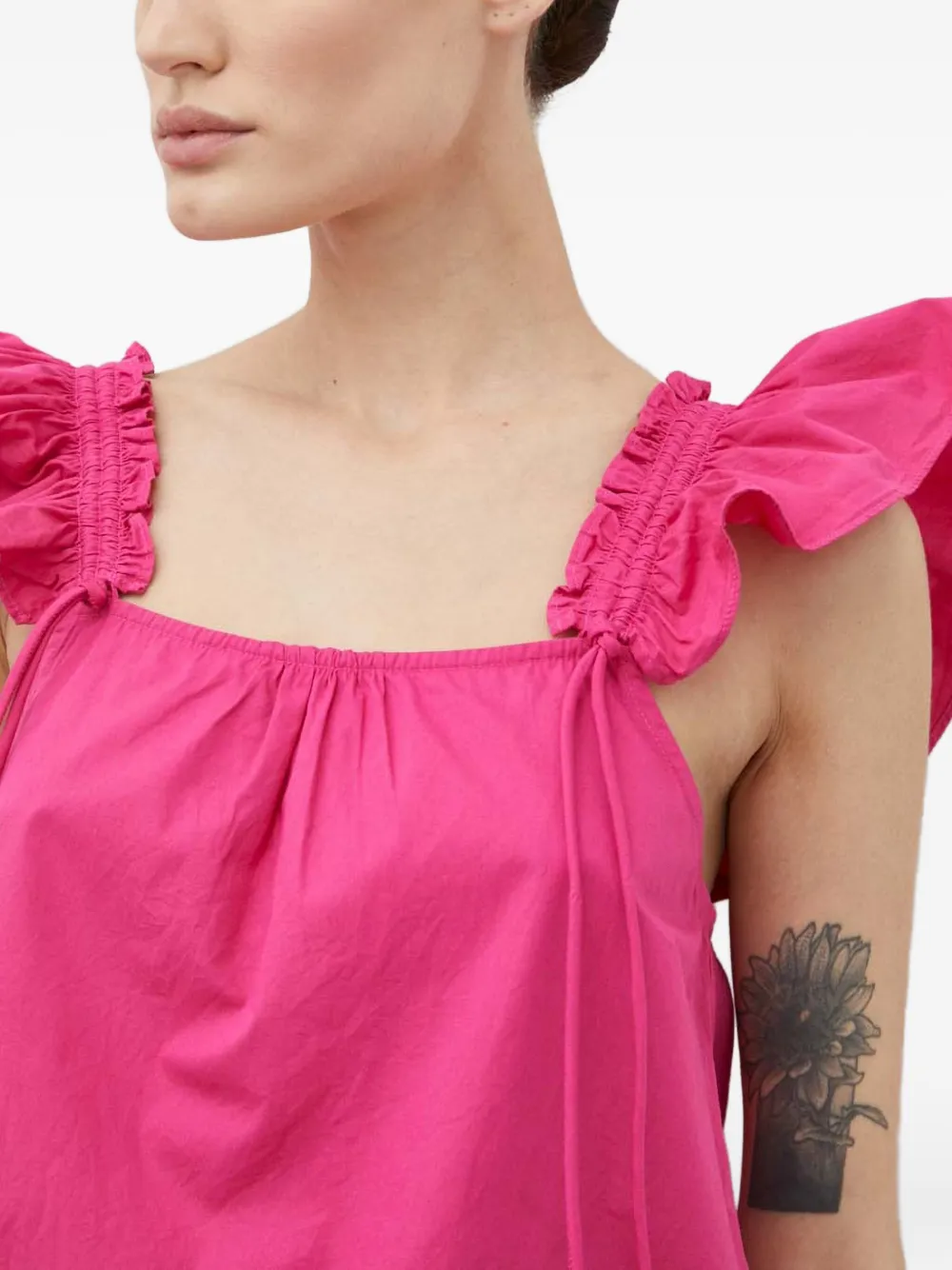 Day Birger Et Mikkelsen Ruffled Top In Pink