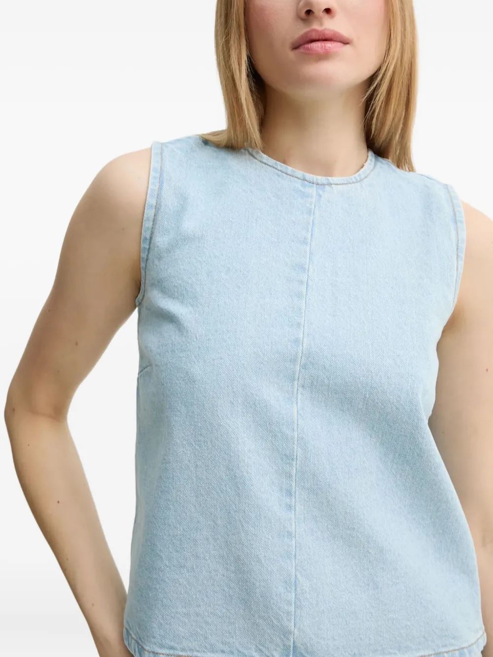 Day Birger Et Mikkelsen Mouwloze top met rits Blauw