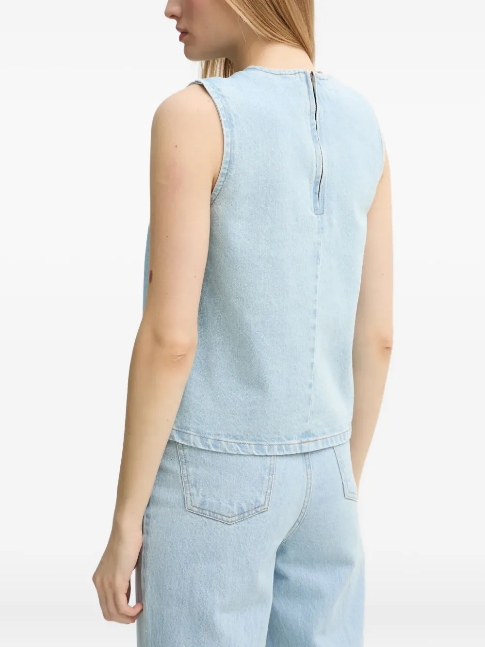 Day Birger Et Mikkelsen Mouwloze top met rits Blauw