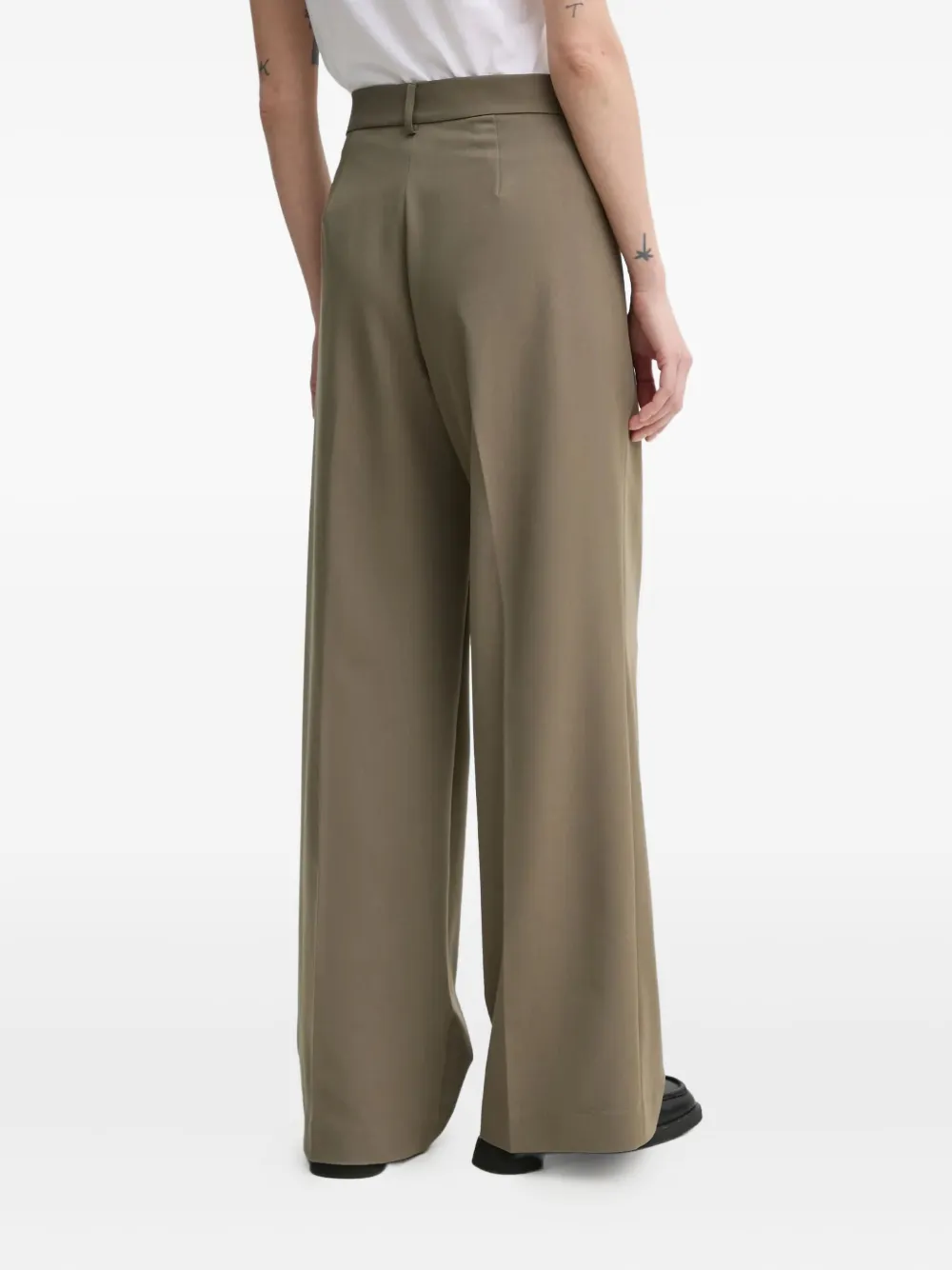 Day Birger Et Mikkelsen Mille geplooide broek Groen