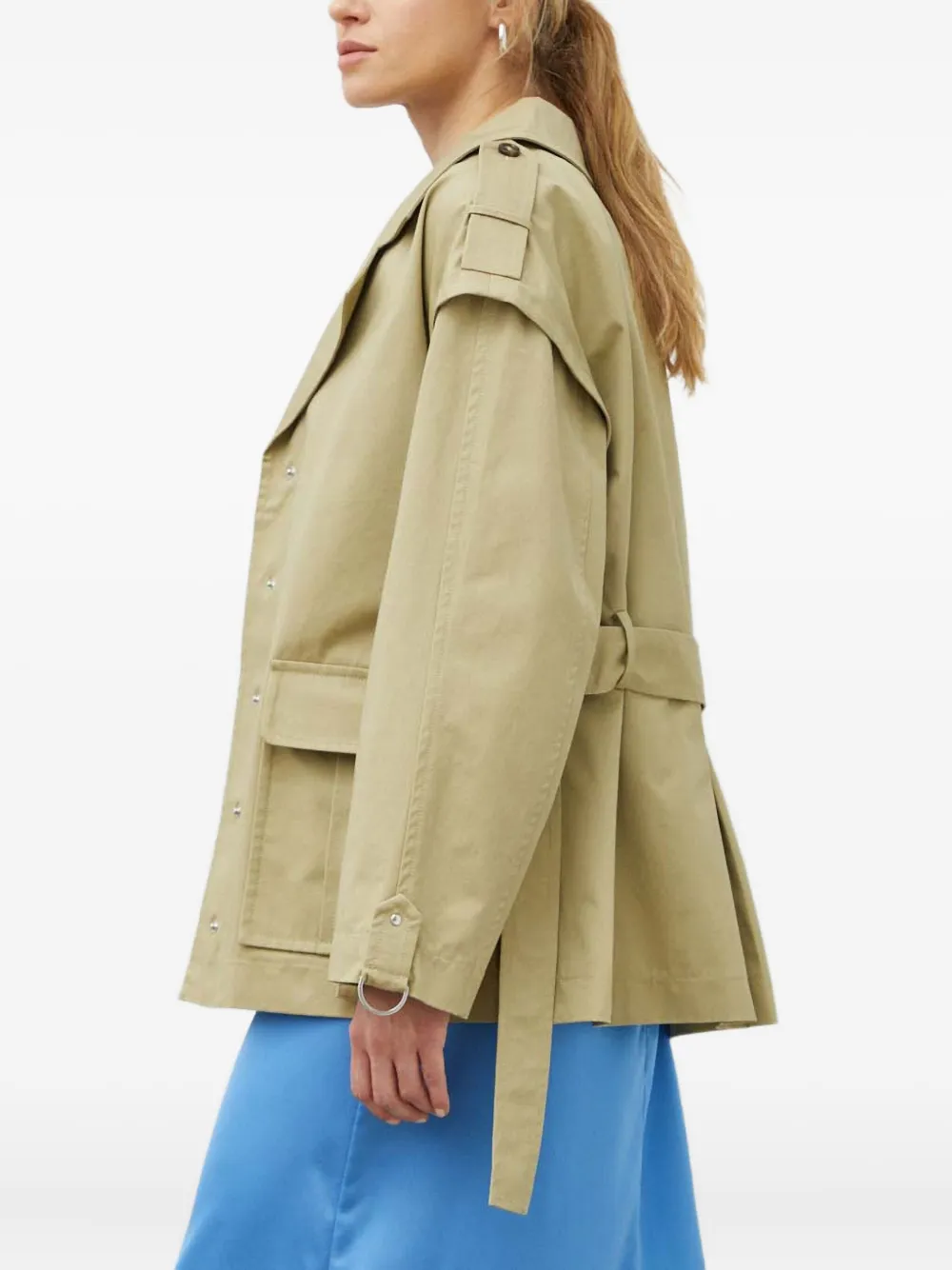 Day Birger Et Mikkelsen Jas met riem Beige