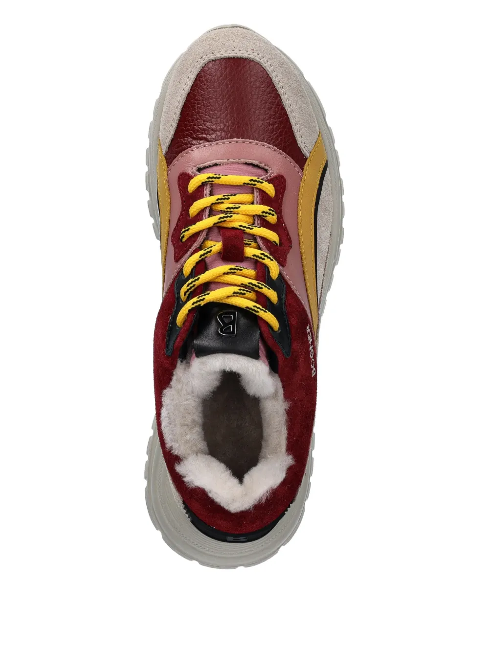 Malaga 21 Laced Panelled Low-Top Sneakers