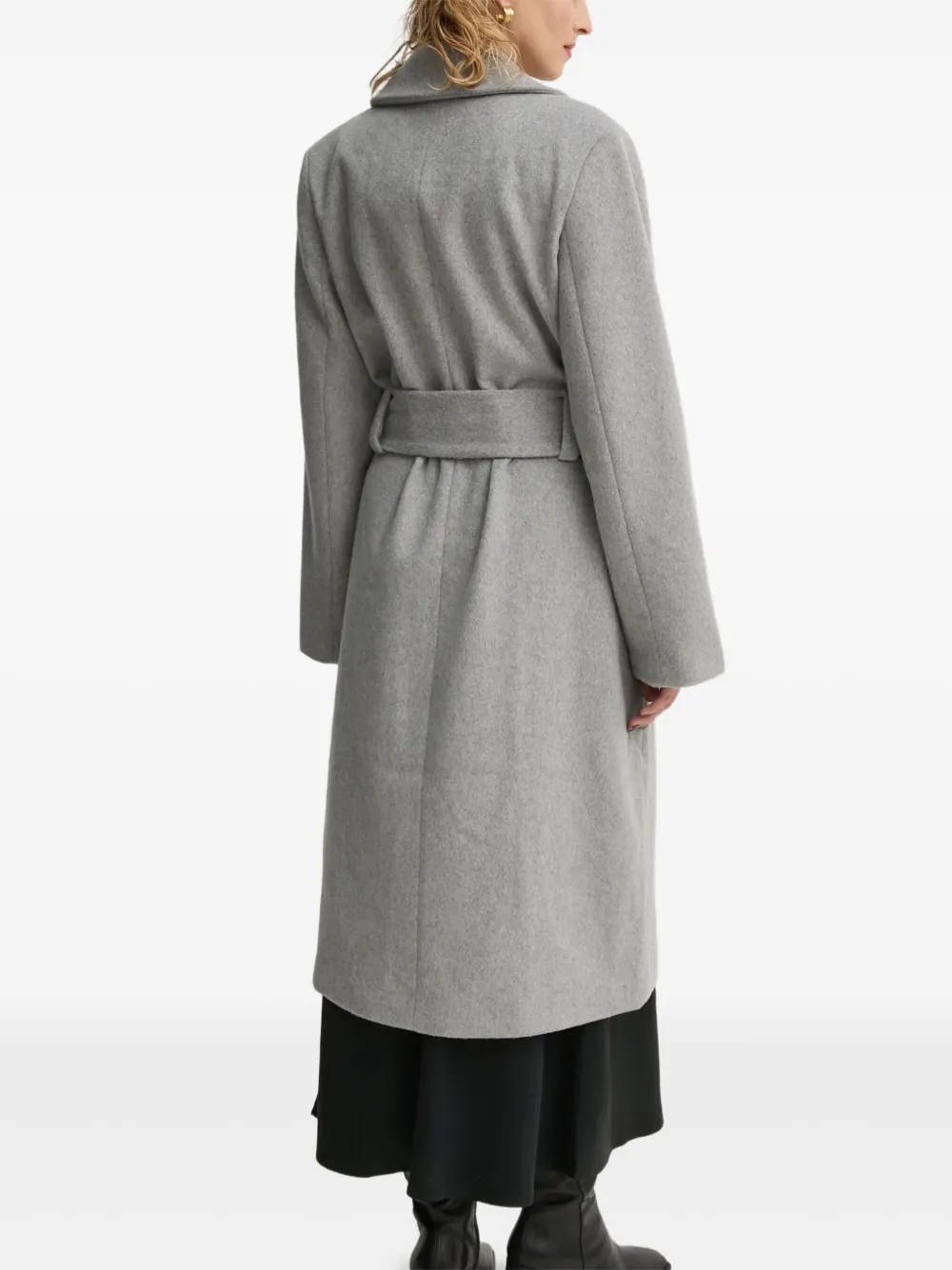 Day Birger Et Mikkelsen Liviana Belted Coat In Gray