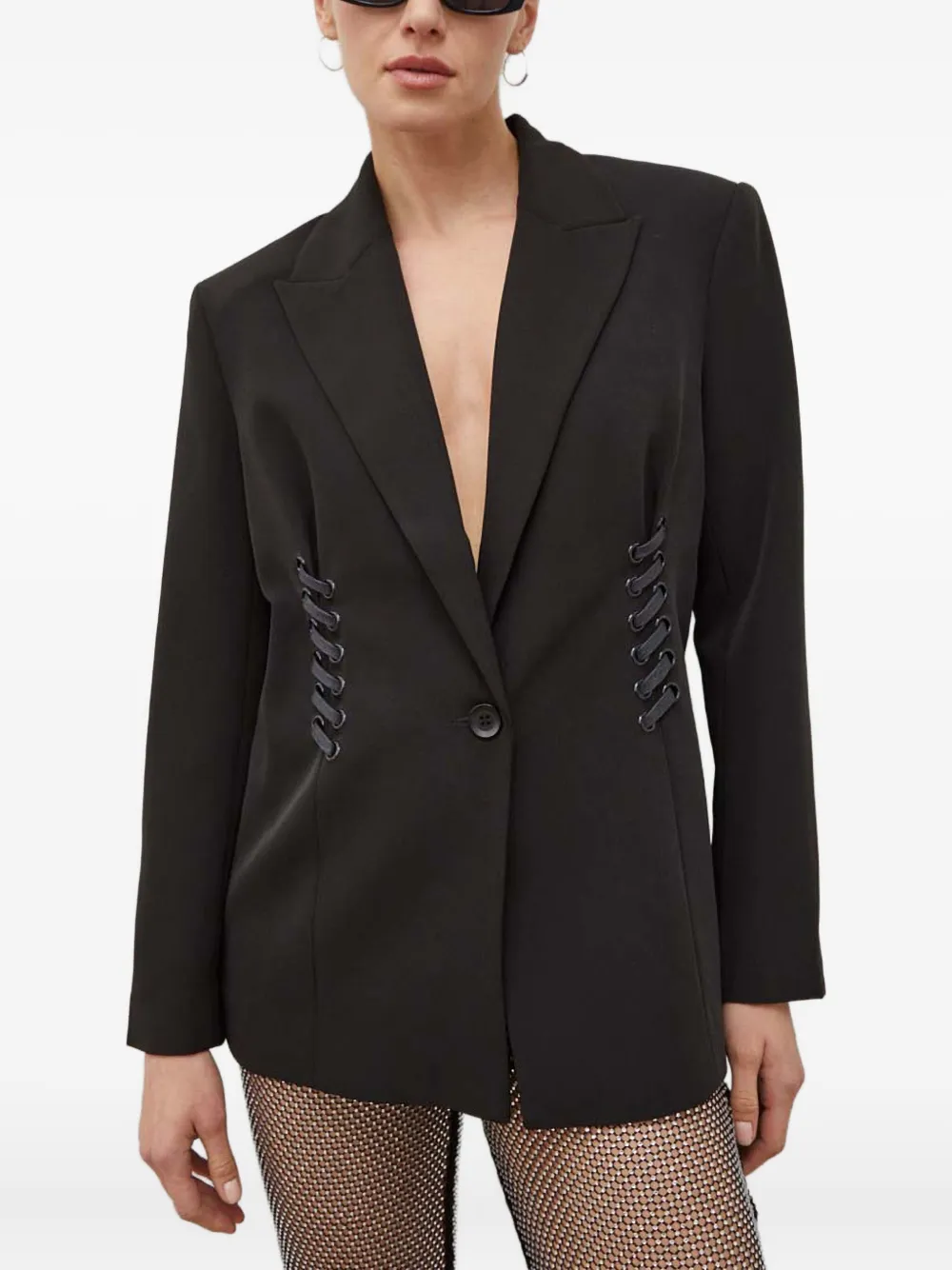 Day Birger Et Mikkelsen lace-up blazer | Black | Image 1