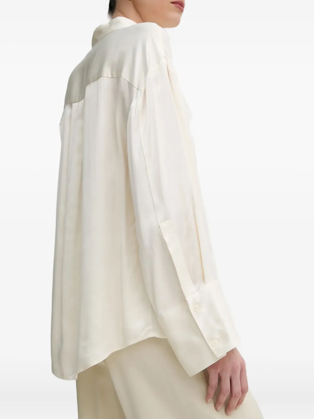 Day Birger Et Mikkelsen Bell-sleeve Buttoned Shirt In Multi