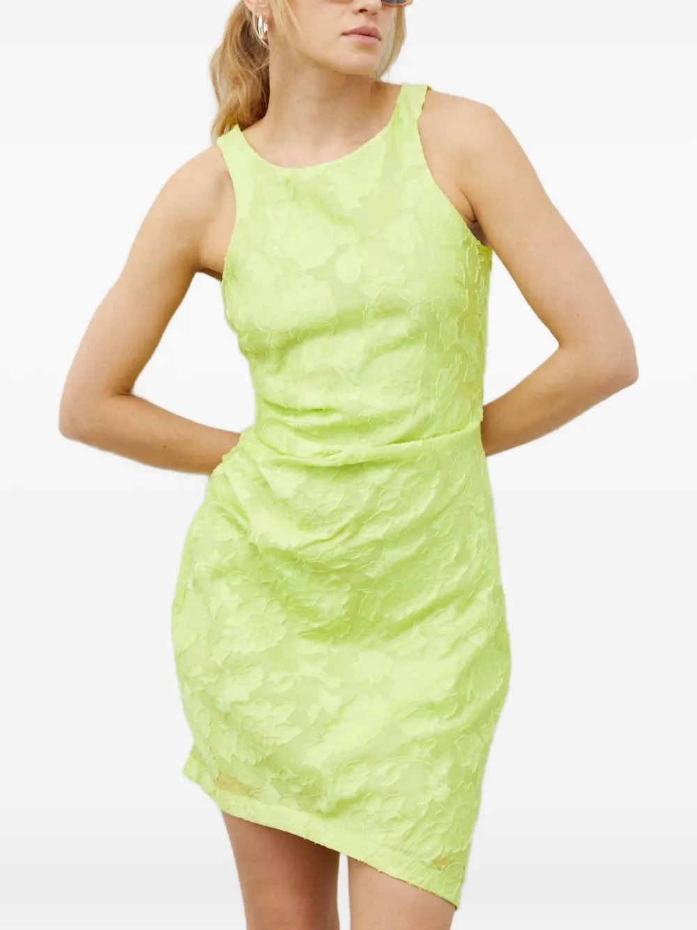 Day Birger Et Mikkelsen floral-jacquard sleeveless dress | Green | Image 1
