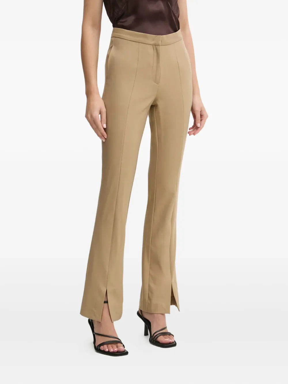 Day Birger Et Mikkelsen Slit-detail Trousers In Neutral