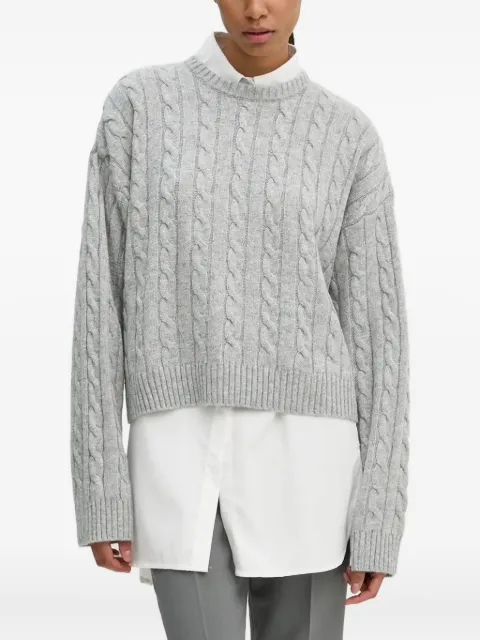 Day Birger Et Mikkelsen cable-knit crew-neck sweater