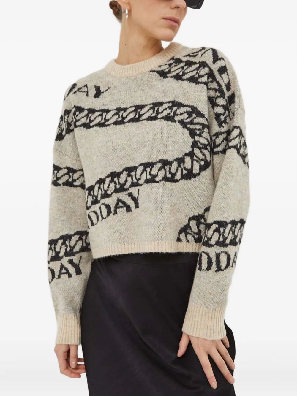 Day Birger Et Mikkelsen chain-graphic sweater | Neutrals | Image 1