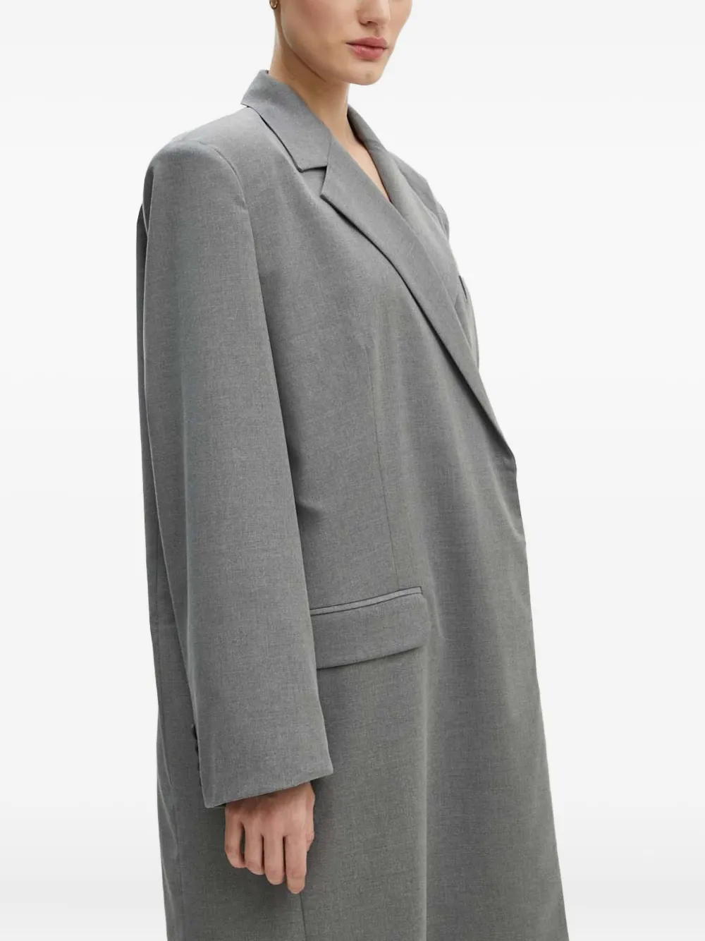 Day Birger Et Mikkelsen Single-breasted Coat In Gray