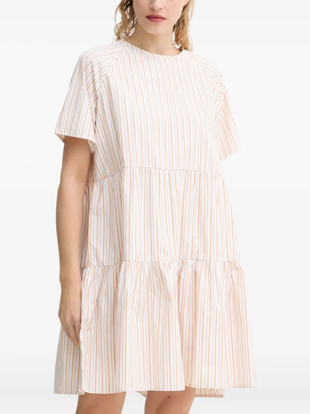 Day Birger Et Mikkelsen striped tiered dress | White | Image 1