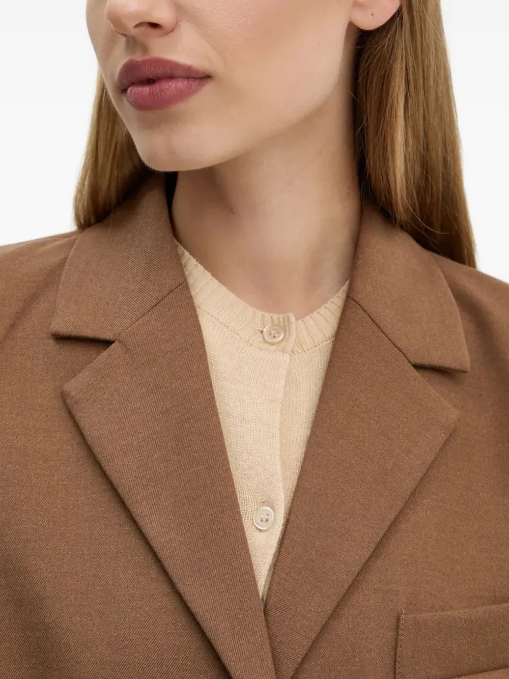 Day Birger Et Mikkelsen Blazer met enkele rij knopen Bruin