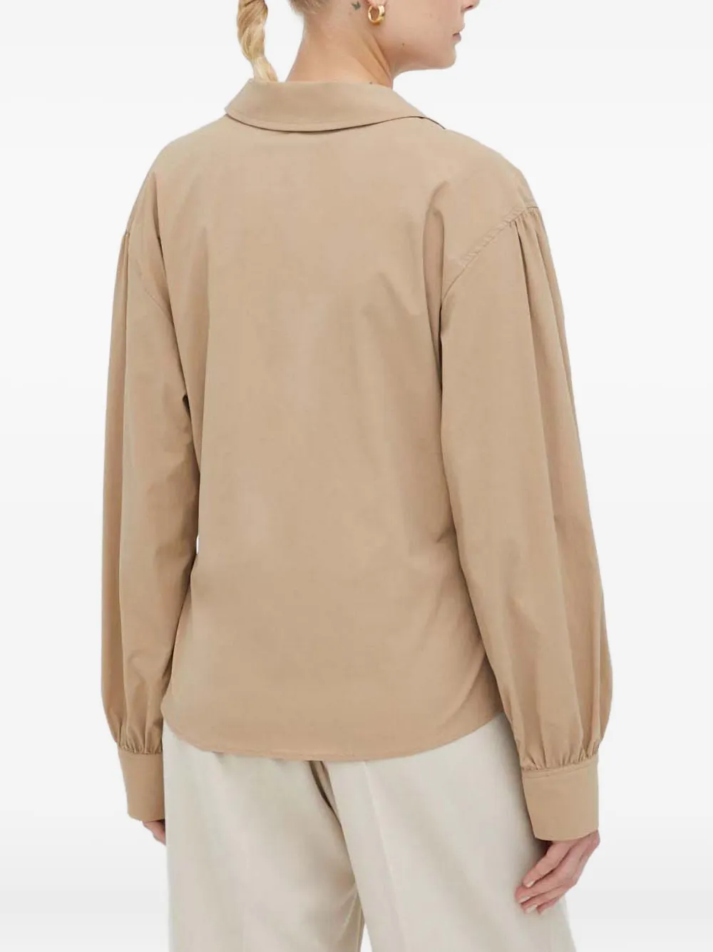 Day Birger Et Mikkelsen Top met strikdetail Beige
