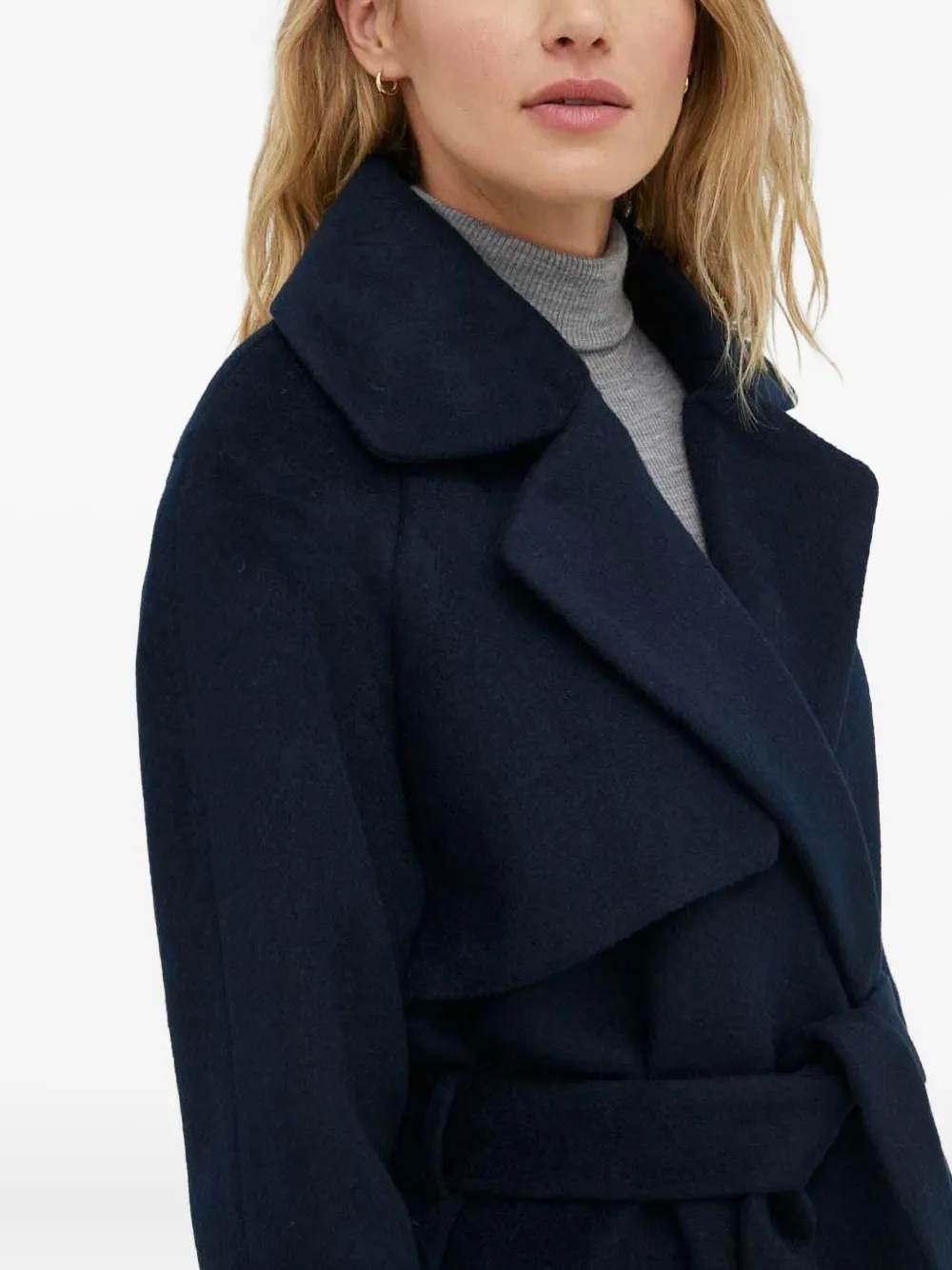 Day Birger Et Mikkelsen Belted Coat In Blue