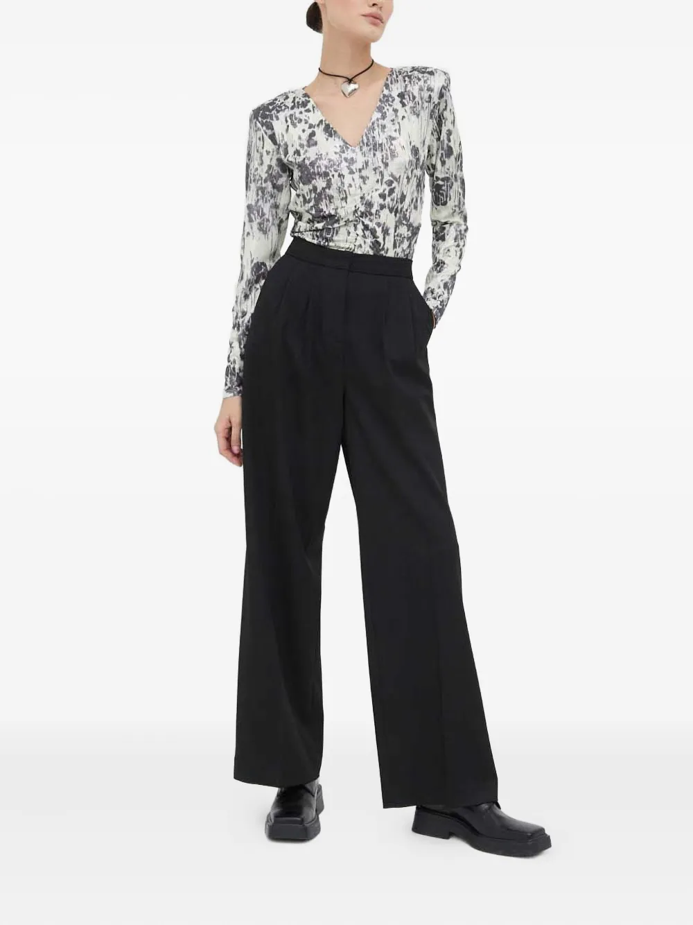 Day Birger Et Mikkelsen long-sleeve v-neck blouse | Blouses | Image 2