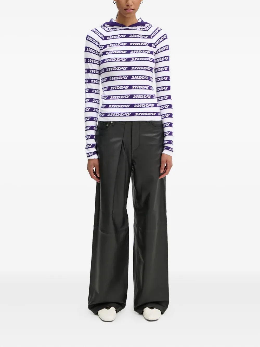 Day Birger Et Mikkelsen striped hooded sweater | Knitted Sweaters | Image 2