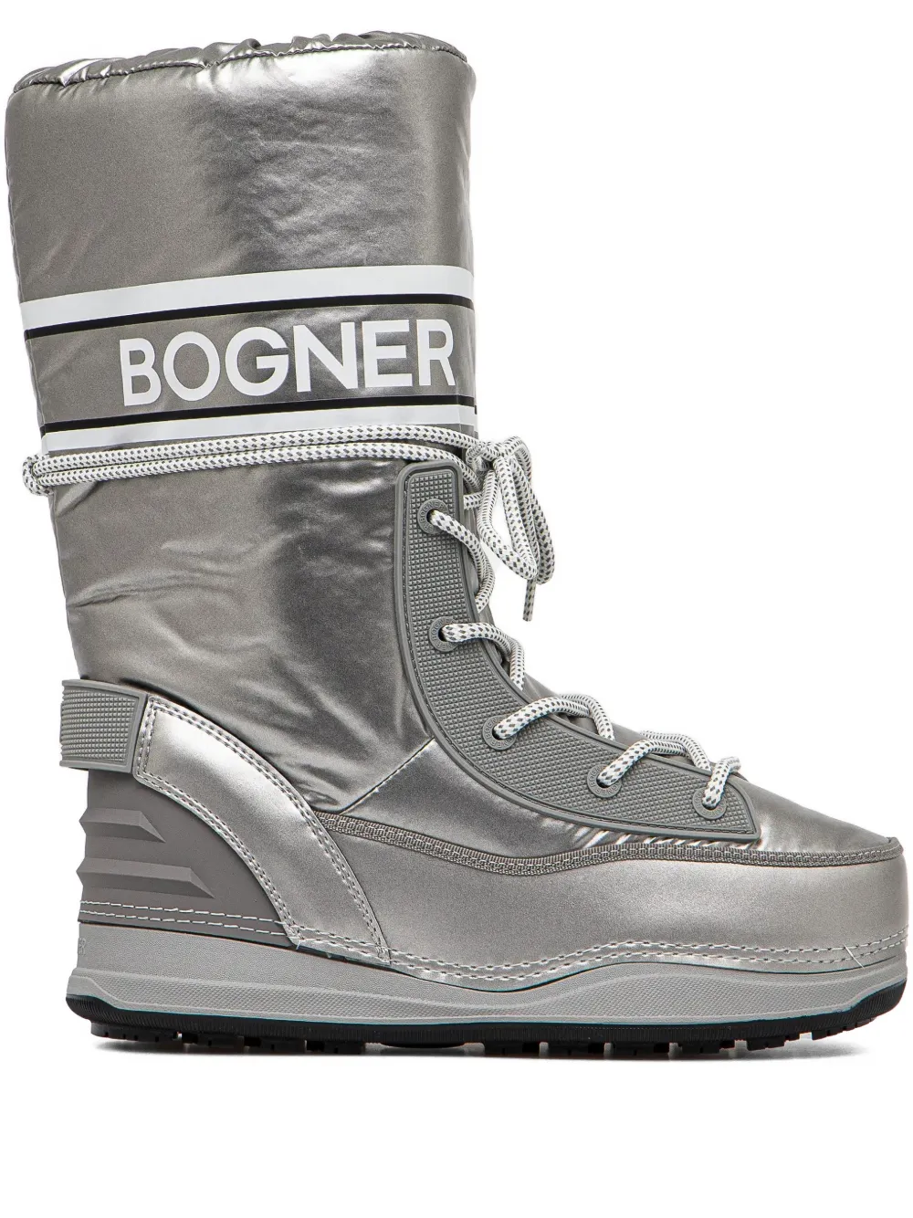 BOGNER lace-up snow boots Grijs