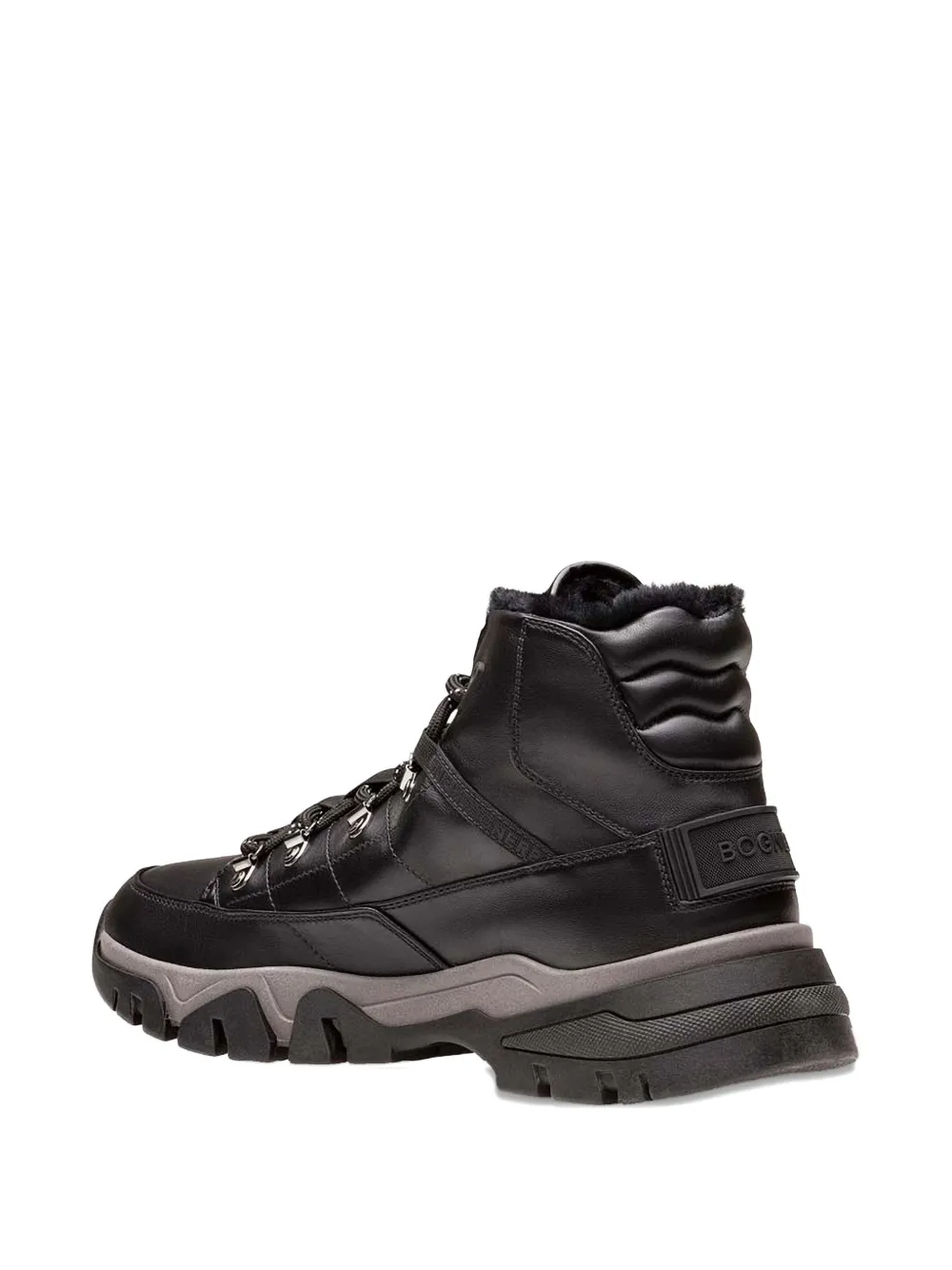 BOGNER lace-up hiking boots Zwart