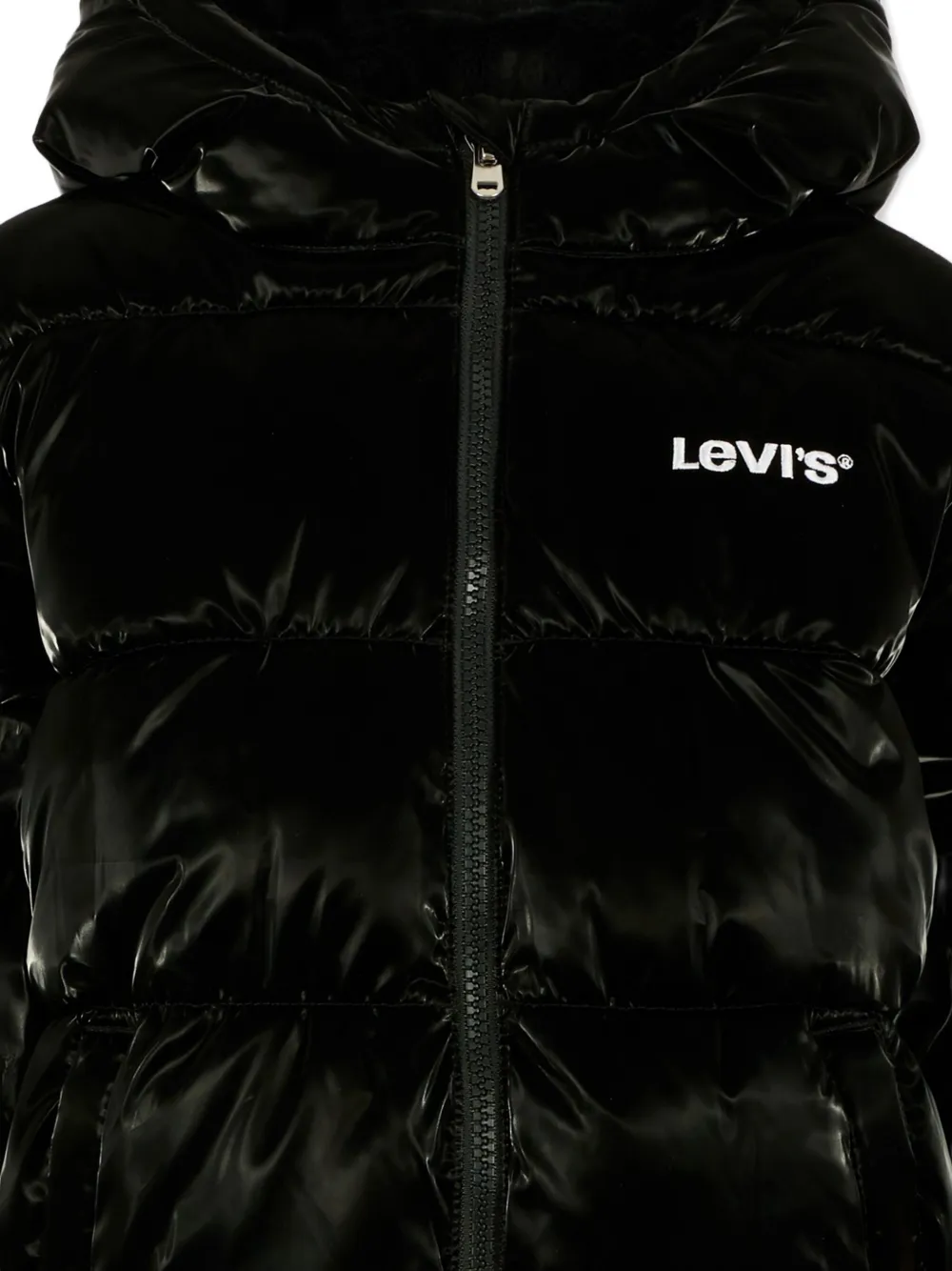 Levi's Kids Donsjack met capuchon Zwart