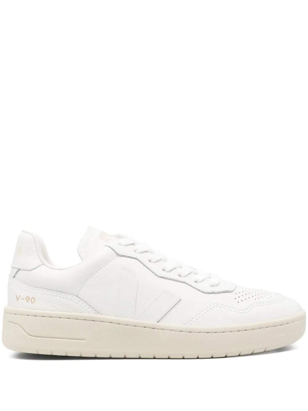 VEJA V-90 leather sneakers White