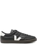 VEJA logo-patch sneakers - Black