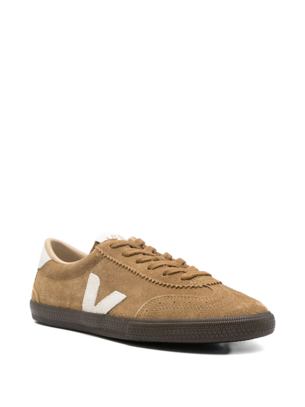 VEJA logo-patch sneakers - Bruin