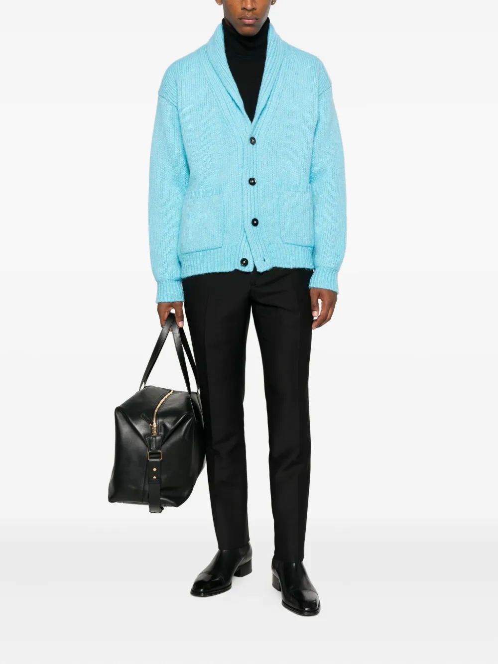 TOM FORD Broek met platte voorkant - Zwart