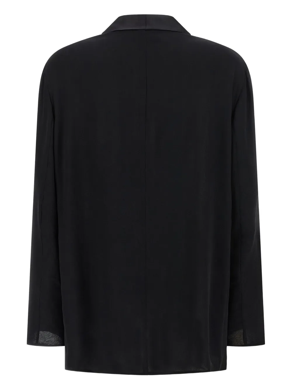 Alberta Ferretti Blazer met sjaalrevers Zwart