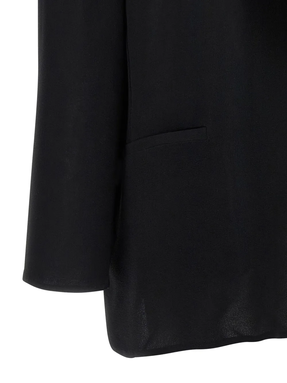 Alberta Ferretti Blazer met sjaalrevers Zwart